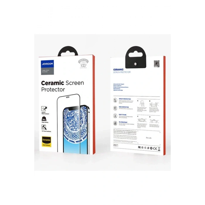 JR-PF610 iPhone 12 Mini 2,5D Tam Ekran Seramik HD Ekran Koruyucu