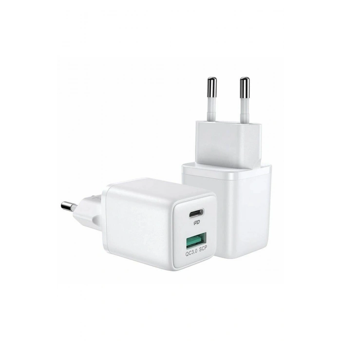 L-QP303 30W 2 Port PD Şarj Adaptörü Seyahat Sarj Cihazı