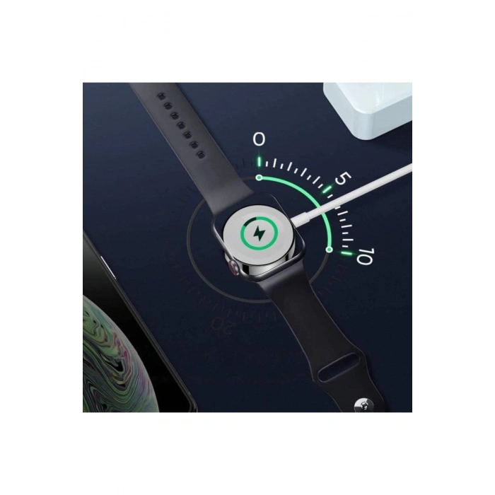 S-ıw003s Iphone Watch 2.5w Qi Kablosuz Şarj Cihazı 30 Cm