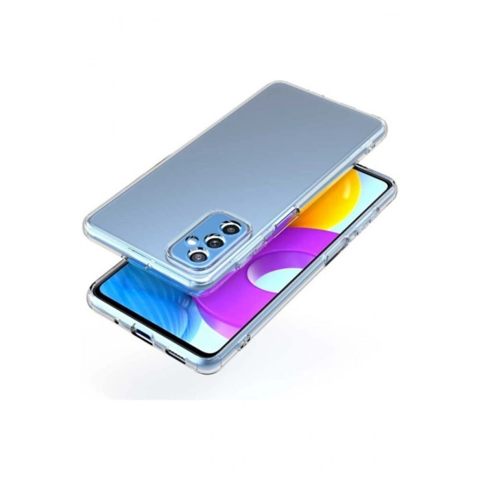 Samsung Galaxy M52 5g Uyumlu Kılıf Kamera Korumalı Yumuşak Şeffaf Ince Süper Silikon