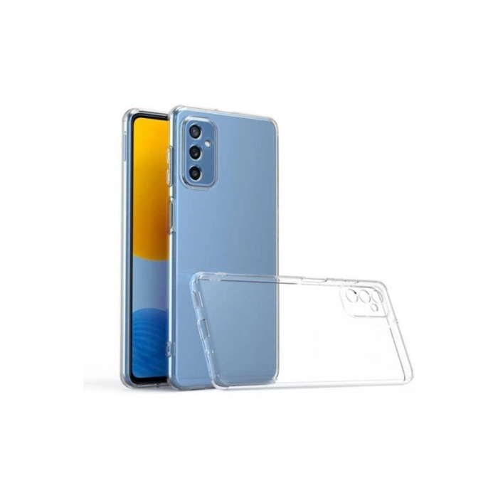 Samsung Galaxy M52 5g Uyumlu Kılıf Kamera Korumalı Yumuşak Şeffaf Ince Süper Silikon