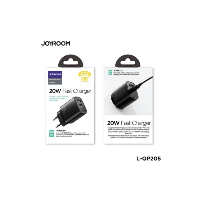 L-qp205 Pd Q3 Şarj Başlığı 20w C Tipi Hızlı Şarj Adaptörü