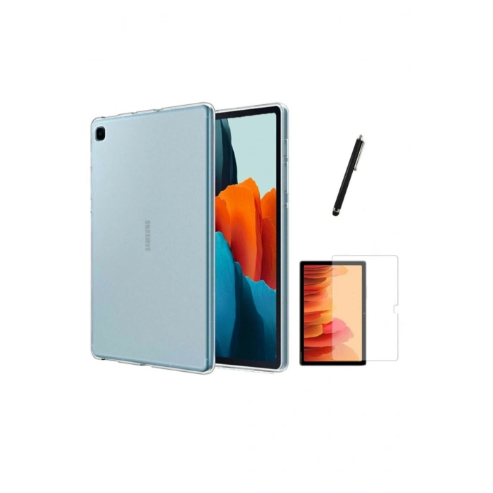 For Samsung Galaxy Tab A 10.1 T510 T515 Tablet Kılıf Ekran Koruyucu Kalem Süper Silikon Şeffaf