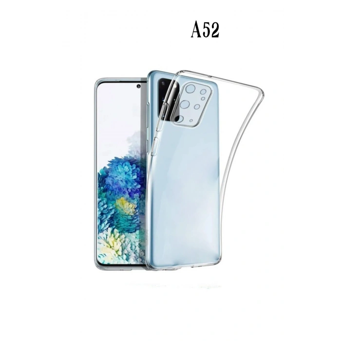 Samsung Galaxy A52 Tıpalı Kamera Korumalı Silikon Kılıf