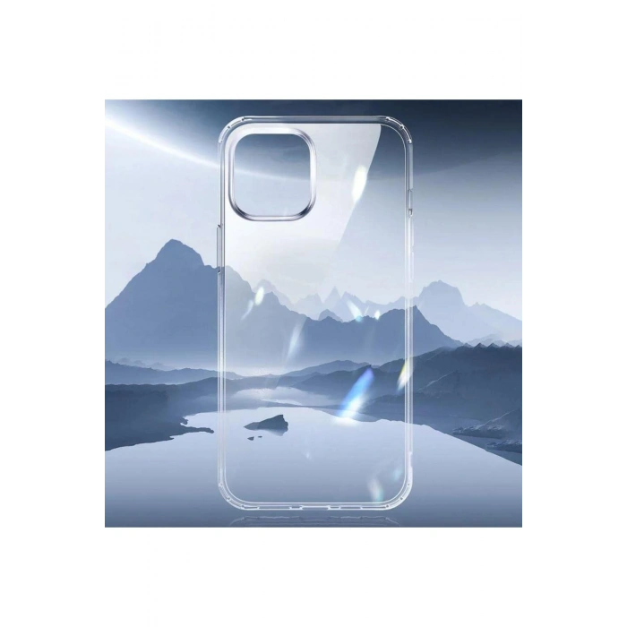 Iphone 12 Mini Transparent Serisi Şeffaf Silikon Cep Telefonu Kılıfı