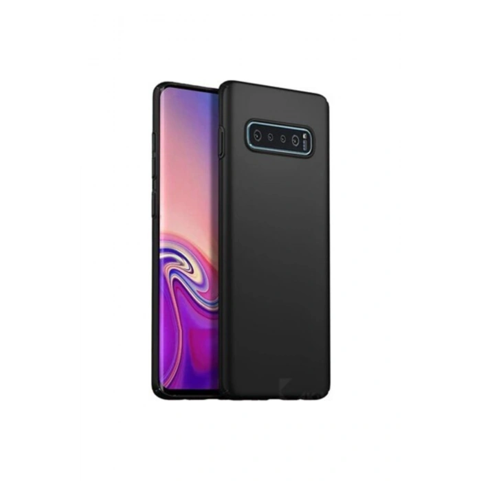 Samsung Galaxy S10 Plus Lansman Silikon Kılıf Siyah