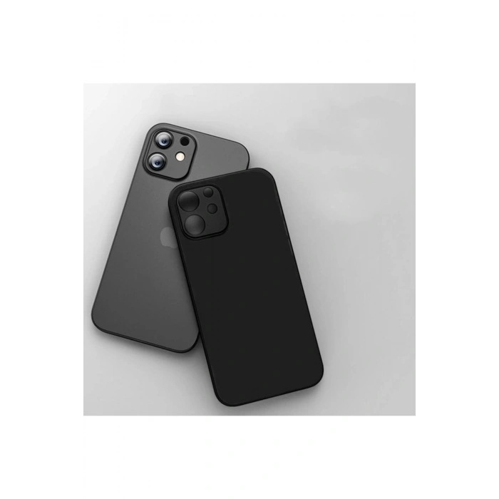 İphone 11 0,2 mm Buzlu Ultra ince Yumuşak Silikon Kamera Korumalı Slim Kılıf