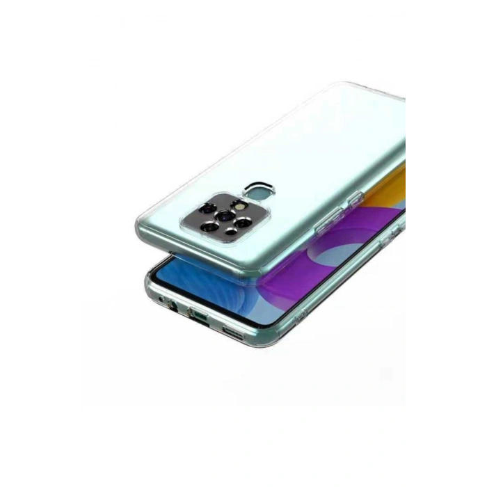 Tecno Camon 16 Ile Uyumlu Kılıf Kamera Korumalı Süper Lux Şeffaf Silikon
