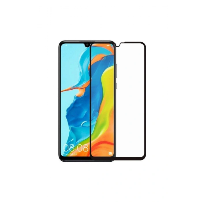 Huawei P30 Lite 9d Full Cam Kavisli Ekran Koruyucu