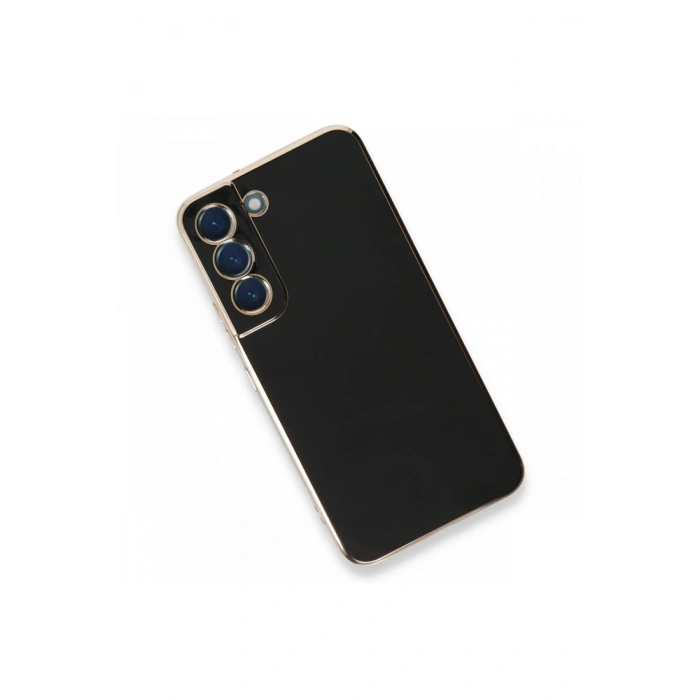 Samsung S22 Ile Uyumlu Luxury Yumuşak Silikon Kamera Korumalı Kılıf