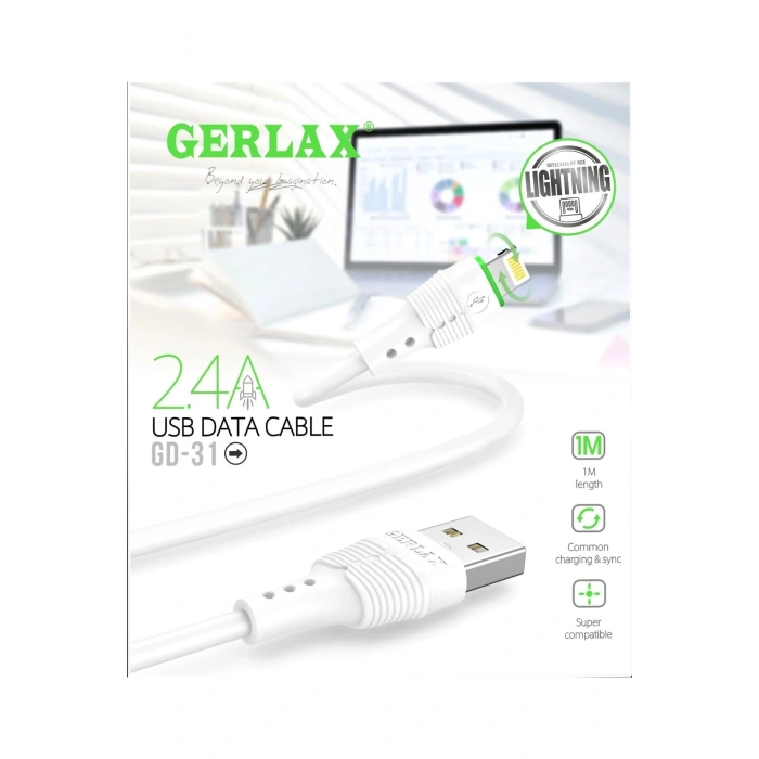 Gd-31 2.4 A Iphone Usb Data Ve Şarj Kablosu