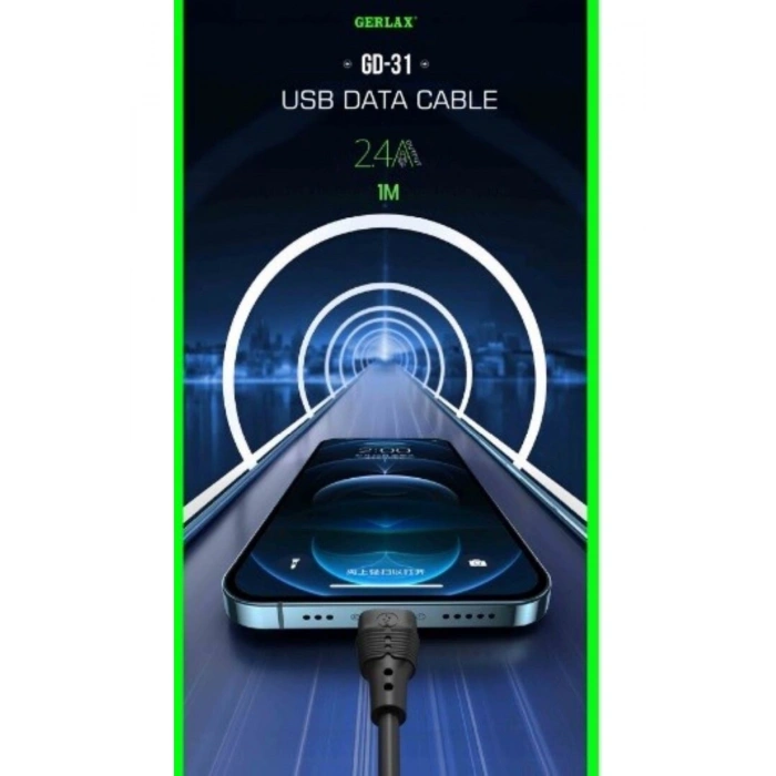 Gd-31 2.4 A Iphone Usb Data Ve Şarj Kablosu