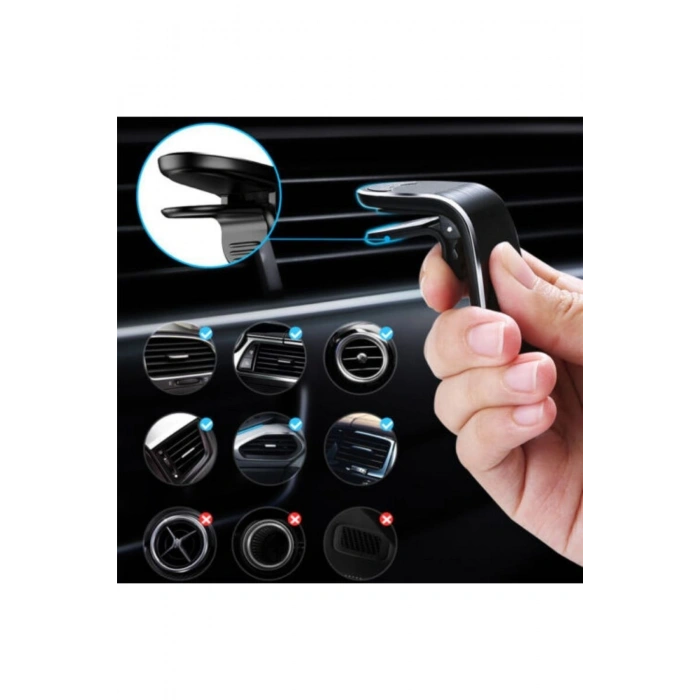 Cxp -039 Çok Amaçlı Magnetic Car Holder 4 Mıknatıs Araç Içi Metal Telefon Tutucu