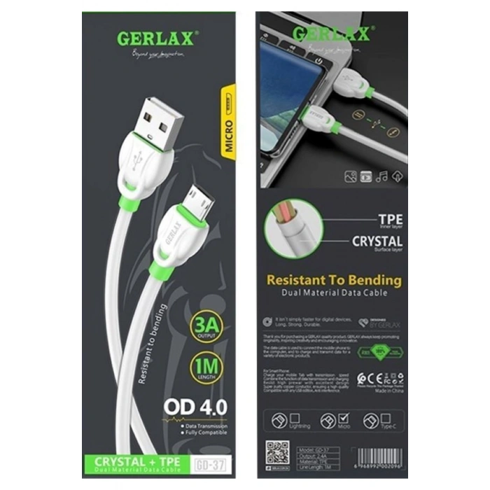Gd37 Samsung Mıcro Giriş Şarj Ve Data Kablosu