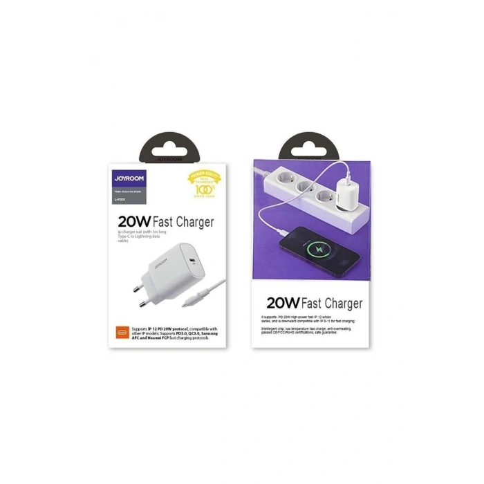 L-p201 Pd 20w Hızlı Duvar Şarj Seti 2.4a Type-c To Lightning Kablo