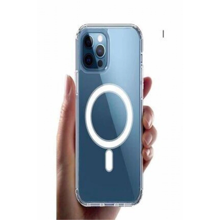 Iphone 14 Pro Magsafe Kablosuz Şarj Destekli Şeffaf Kılıf