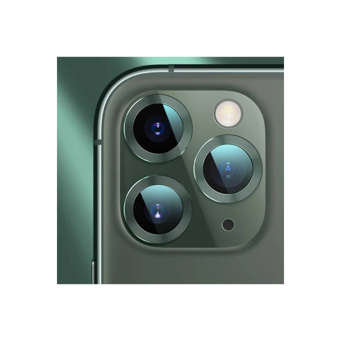 Iphone 11-12pro Lens Koruma Koyu Yeşil