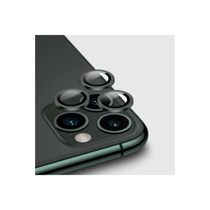 Iphone 11-12pro Lens Koruma Koyu Yeşil