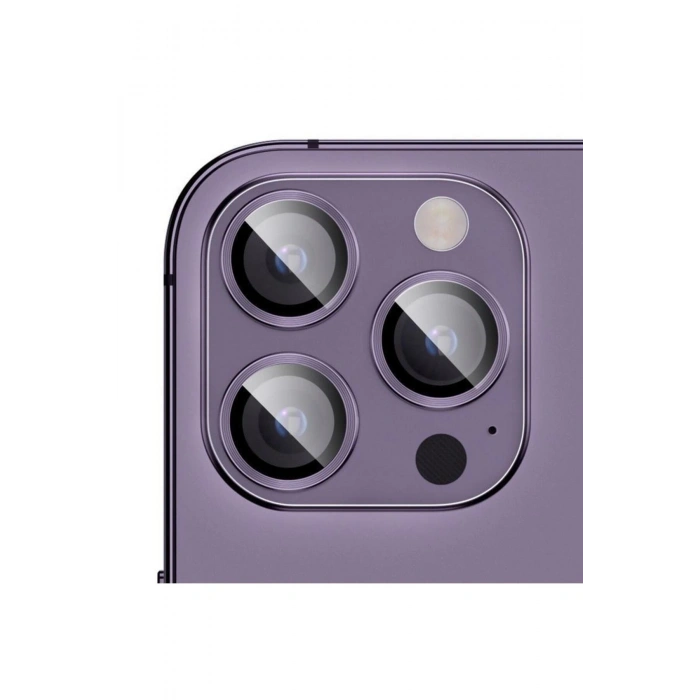 Iphone 14 Pro- 14 Pro Max Lens Koruma Derin Mor