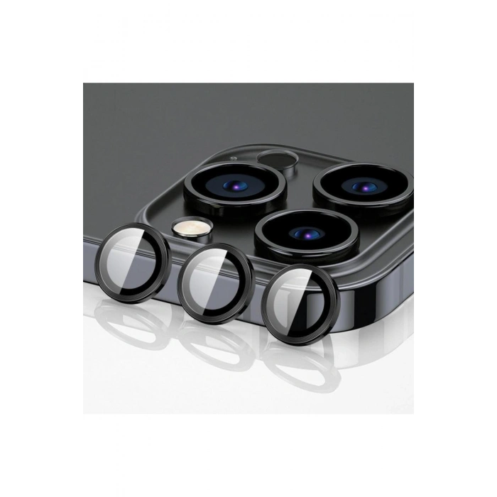 Iphone 11-12pro Lens Koruma Siyah