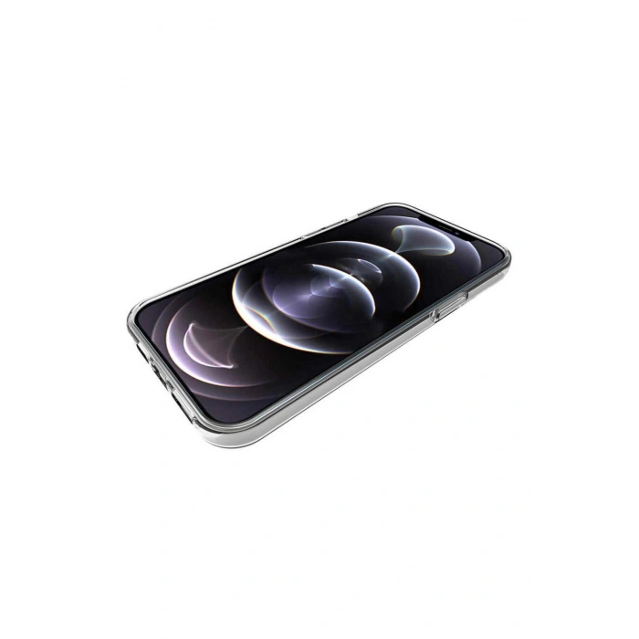 Iphone 14 Pro Şeffaf Korumalı Tıpalı Silikon Kapak-kılıf