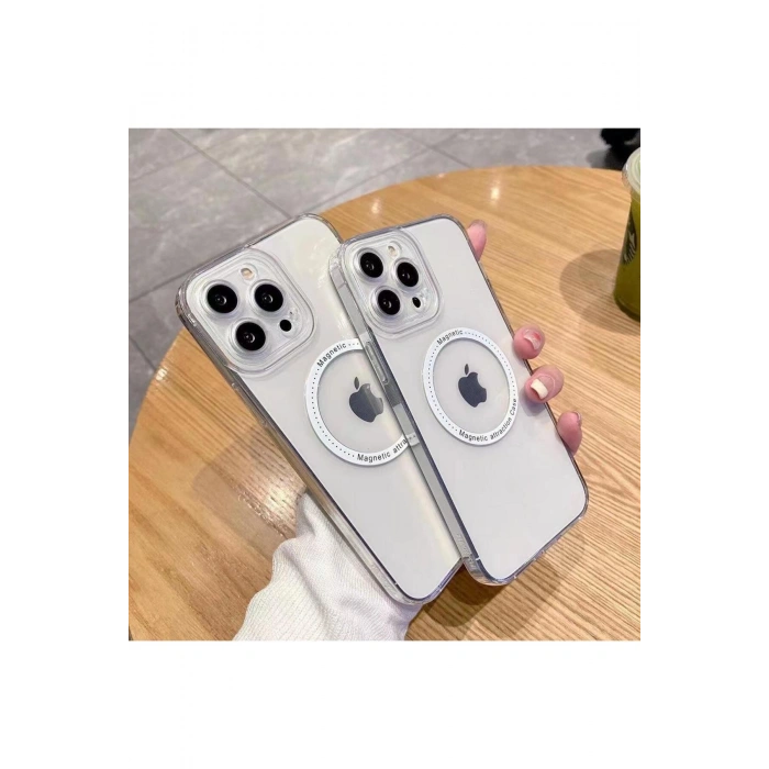 Iphone 13 Pro Max Magsafe Uyumlu Şeffaf Kapak