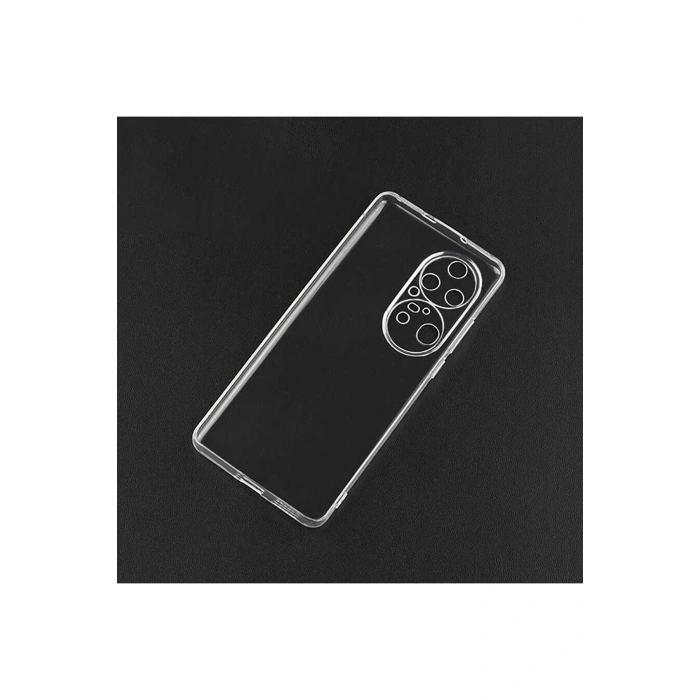 Huawei P50 Ile Uyumlu Kamera Korumalı Şeffaf Kılıf