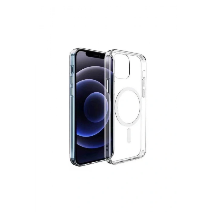 İphone 14 Pro Max Magsafe Uyumlu Şeffaf Telefon Kılıfı
