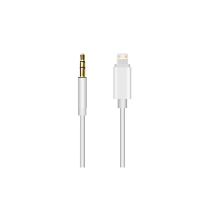 Lightning Aux 3.5Mm 1Metre Kablo Jack Dönüştürücü Aparat Iphone 7 8 X 11 12 13 Uyumlu Ses Otg Kablo