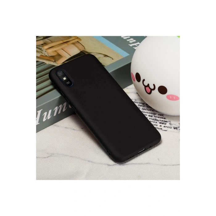 Xiaomi Redmi 9a Ile Uyumlu Kılıf Matte Premier Kılıf Siyah