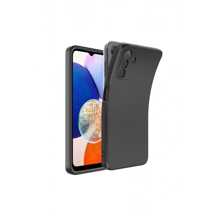 Samsung Galaxy A14 Ile Uyumlu Kamera Koruyuculu Içi Kadife Lansman Likit Silikon Kılıf