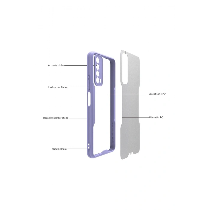 Apple Iphone 11pro Uyumlu Kenarları Renkli Mat Şeffaf Kamera Korumalı Silikon Kılıf