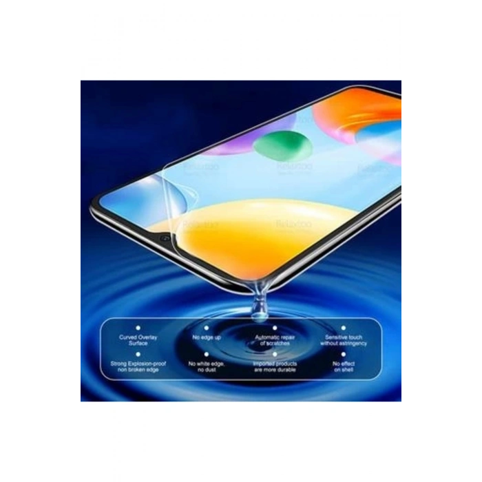 Xiaomi Redmi 10a Uyumlu Esnek Dayanıklı Blue Nano Ekran Koruyucu