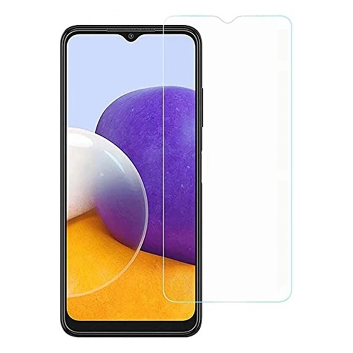 Samsung A22 Uyumlu Esnek Dayanıklı Blue Nano Ekran Koruyucu