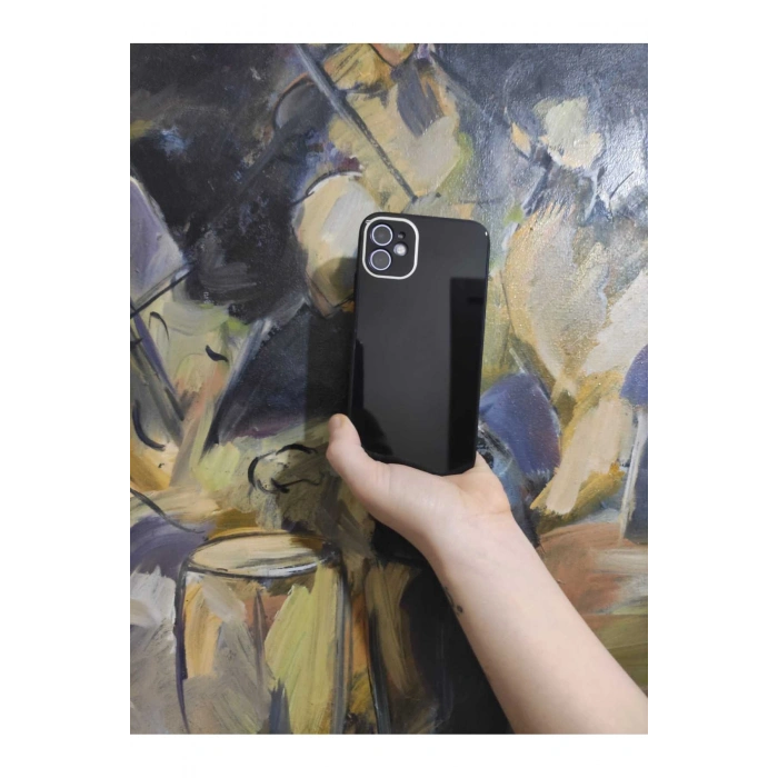 Iphone 13 Mini Ile Uyumlu Parlak Cam Kılıf Electro