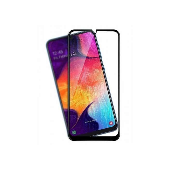 Samsung Galaxy A30 9d Full Cam Kavisli Ekran Koruyucu