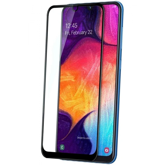 Samsung Galaxy A30 9d Full Cam Kavisli Ekran Koruyucu