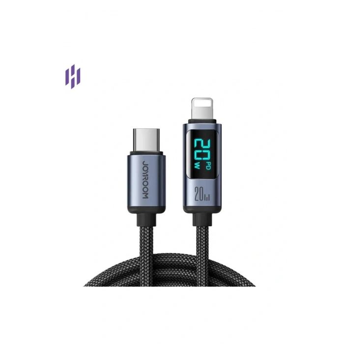 20W Typ-c To Lighting Digital Display Kablo 1.2m