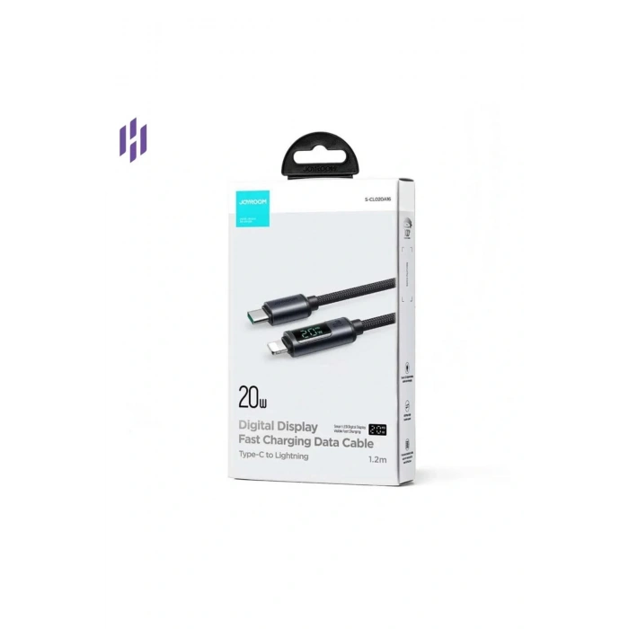 20W Typ-c To Lighting Digital Display Kablo 1.2m