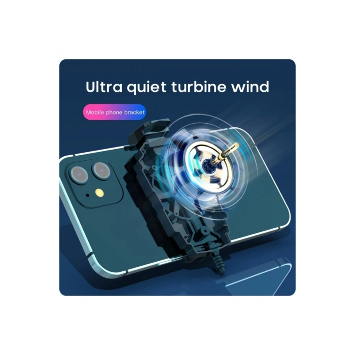 Tüm Telefon Modelleri ile Uyumlu Oyun Hızlandırıcı Cep Telefon Soğutma Fanı Radyatör Soğutucu