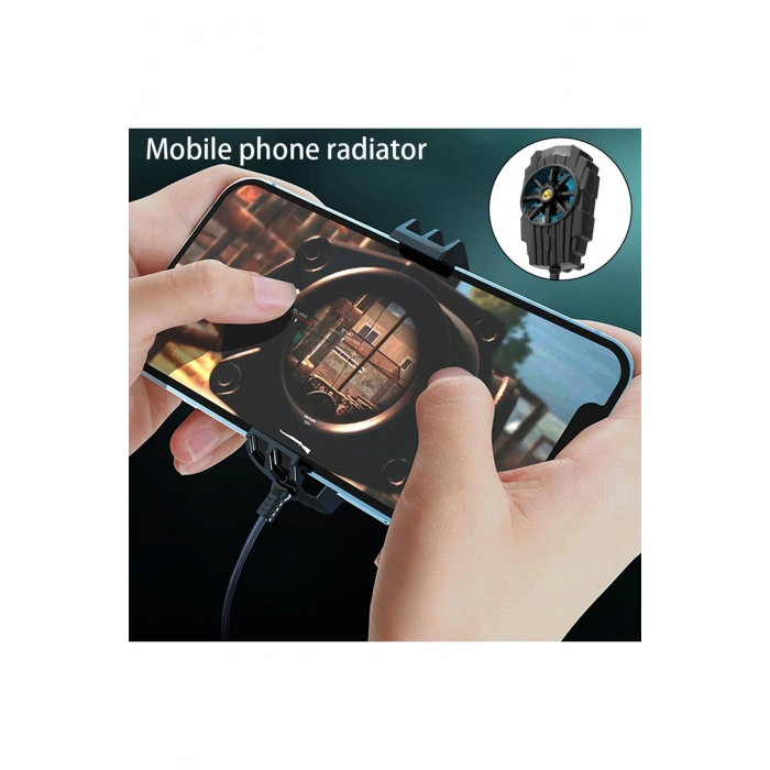 Tüm Telefon Modelleri ile Uyumlu Oyun Hızlandırıcı Cep Telefon Soğutma Fanı Radyatör Soğutucu
