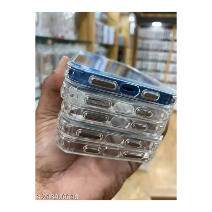 iPhone 14 ile Uyumlu Sararmaz Çizilmez Kristal Netlik Şeffaf Silikon Telefon Kılıfı EvoClear