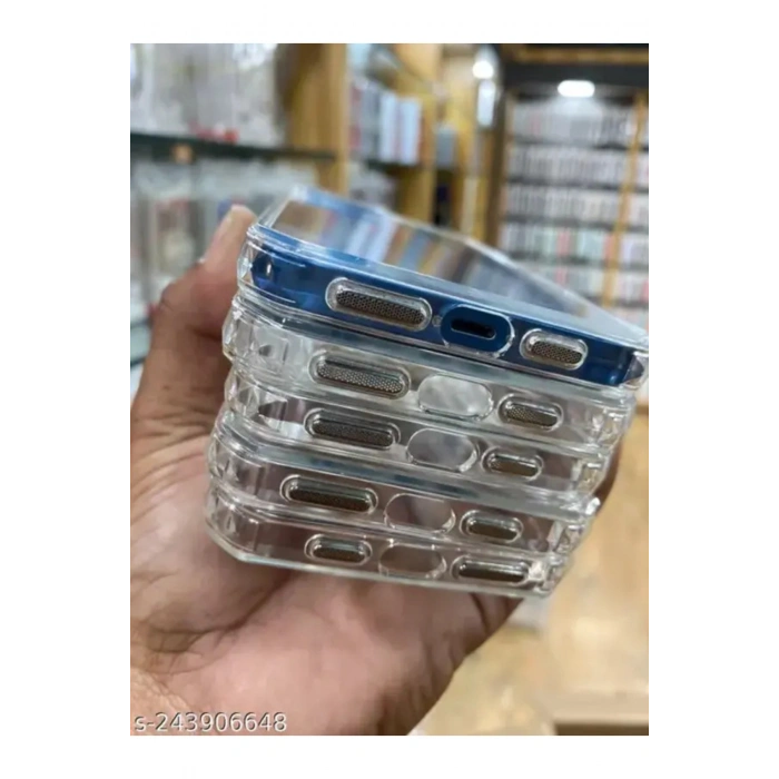 iPhone 15 Plus ile Uyumlu Sararmaz Çizilmez Kristal Netlik Şeffaf Silikon Telefon Kılıfı EvoClear