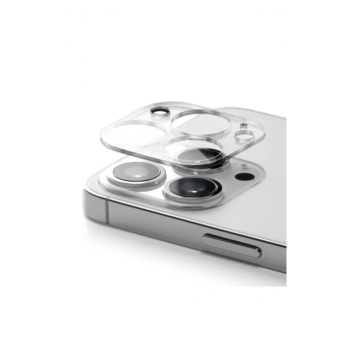 Iphone 13 Pro Ile Uyumlu Kristal Netlik 9h Kırılma Karşıtı Cam Kamera Ünitesi Ve Lens Koruyucu