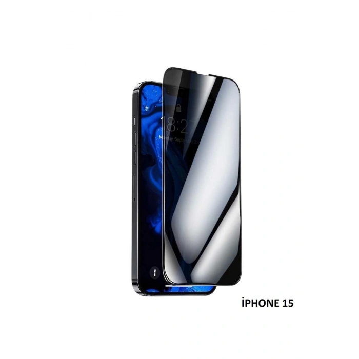 İphone 15 Anti Statik Tam Kaplayan Hayalet Kırılmaz Cam