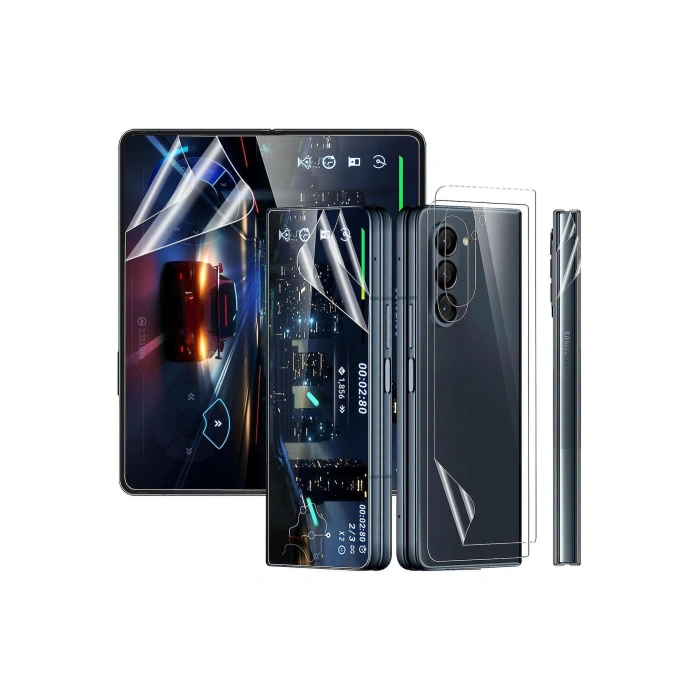 Samsung Galaxy Z Fold 4 ile Uyumlu Ön & Arka Full Body Esnek Nano Çizilmez Ekran Koruyucu