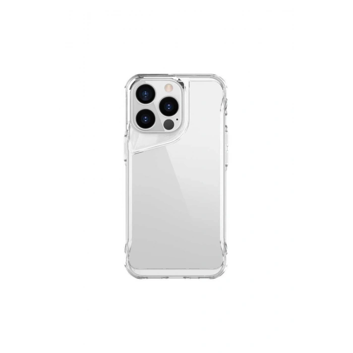 İphone 15 Pro Max Kılıf Kamera Çıkıntılı Şeffaf Darbe Emici Sert Silikon Telefon Kılıfı T-Max