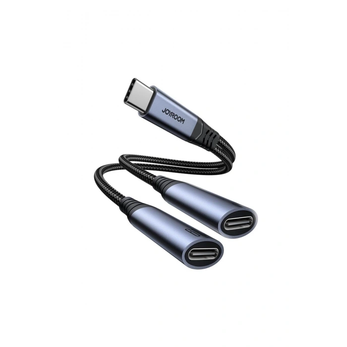 SY-C03 Audio-Transfer Serisi 2si 1 Arada Ses Adaptörü Type-Cden Çift Type-Cye Dönüştürücü