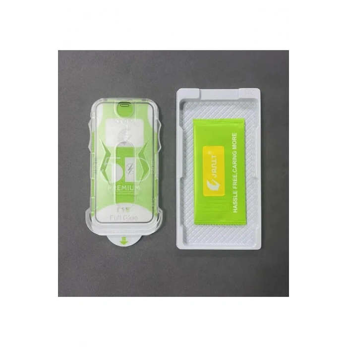 Apple iPhone 14 Pro Max Uyumlu Kolay Kurulum Ve Hizalama Aparatlı 5D Kırılmaz Full HD Ekran Koruyucu