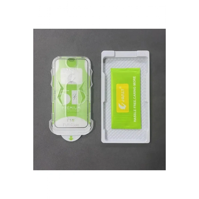 Apple iPhone 15 Uyumlu Kolay Kurulum Ve Hizalama Aparatlı 5D Kırılmaz Full HD Ekran Koruyucu